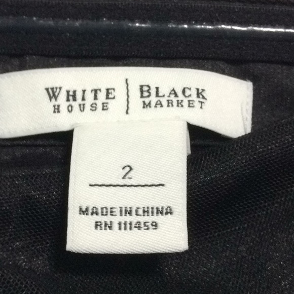 WHBM White House Black Market Dress Sz 2 - Picture 4 of 5